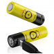 Аккумуляторы AA Li-ion Baseus 1920mah 1.5V с зарядкой от USB - поштучно