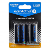 AA EverActive 2500mah Limited Edition высокотоковые с низким саморазрядом - упаковка 4 шт.