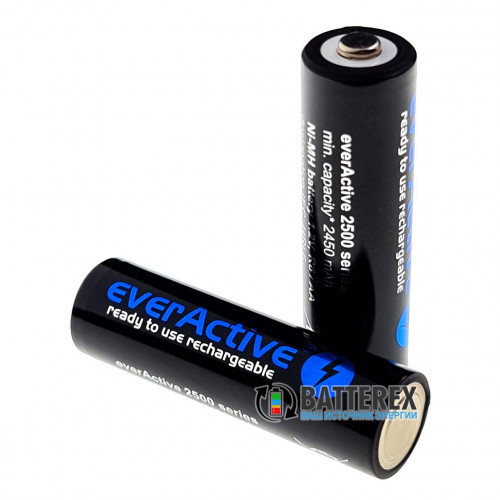 AA EverActive 2500mah Limited Edition высокотоковые с низким саморазрядом - поштучно - цена за 1 шт.
