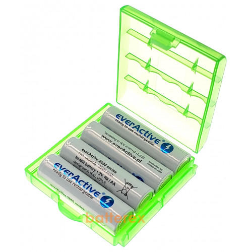 AA EverActive 2600 mah - 4 шт. в пластиковом боксе