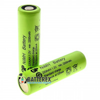 AA GP 220AAH NiMH 2200mah Flat Top технический аккумулятор