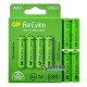 Пальчикові АА акумулятори GP Recyko 2500mah - картонна упаковка 4 шт.