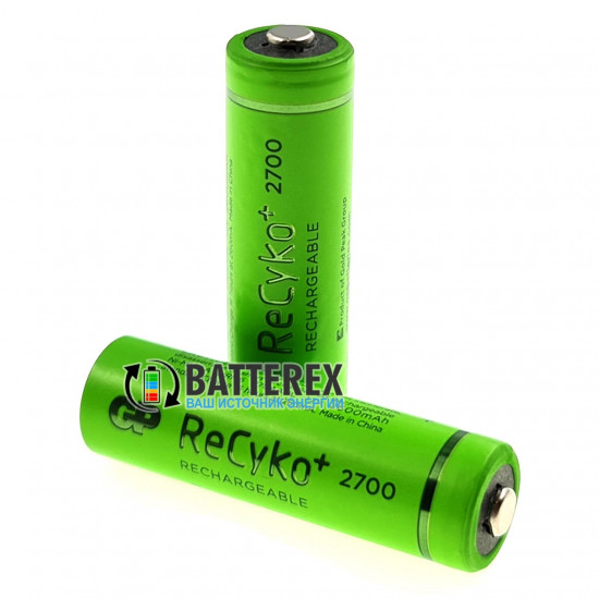 AA GP Recyko 2700mah с низким саморазрядом - поштучно от 1 шт.
