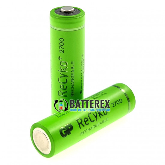 AA GP Recyko 2700mah с низким саморазрядом - поштучно от 1 шт.