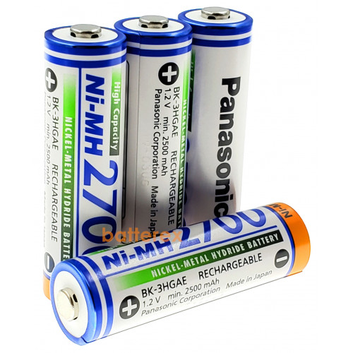 AA Panasonic 2700 mah - поштучно от 1 шт. - свіжі 2020 г.