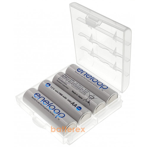AA Panasonic Eneloop 2000 mah BK-3MCCE - 4 шт. в пластиковом боксе