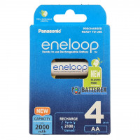 AA Panasonic Eneloop 2000 mah BK-3MCDE/4BE EcoBox - 4 шт в картонній еко-упаковці - 2022 рік