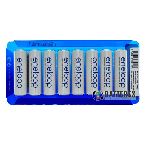 AA Panasonic Eneloop 2000 mah BK-3MCCE/8LE Sliding Pack - 8 шт. в слайд-блистере. Выгодное предложение!