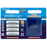 AA Panasonic Eneloop 2000 mah BK-3MCCE/C4BE - упаковка в блистере 4 аккумулятора + фирменный бокс Eneloop