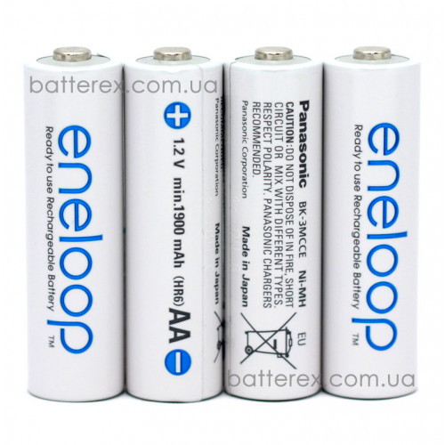 AA Panasonic Eneloop 2000 mah BK-3MCCE/2BE - 2 аккумулятора в блистере