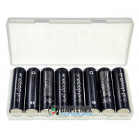 AA Panasonic Eneloop Pro 2600mah BK-3HCDE - 8 шт. в пластиковом боксе - 2021 год