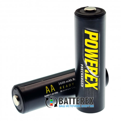 AA Powerex 2600 mah (аналог AA Eneloop Pro) - поштучно - цена за 1 шт.