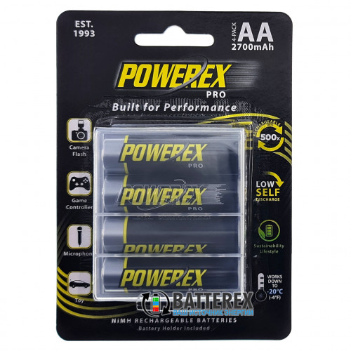 AA Powerex Pro 2700 mah - 4 шт. в блистере + фирменный бокс Powerex