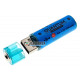 Литий-ионные USB аккумуляторы AA Li-ion Quantum 1100mah 1.5V USB - комплект 2 шт.