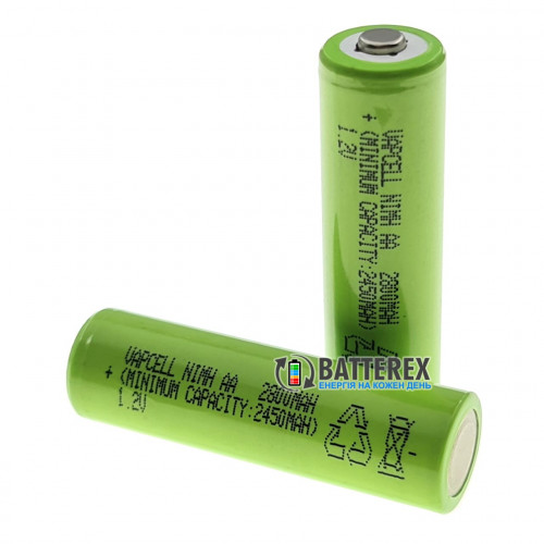 AA Vapcell V28 2800 mah - поштучно - ціна за 1 шт.