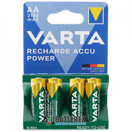 AA Varta R2U 2100 mah Pre-Charged - 4 аккумулятора в блистере, Оригинал, Германия.