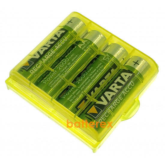 AA Varta R2U 2600 mah Pre-Charged - 4 шт. в пластиковом боксе. Оригинал, Германия.