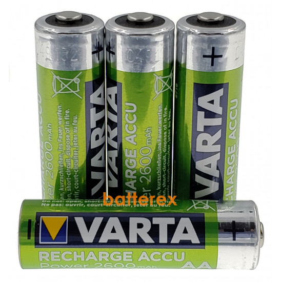 AA Varta R2U 2600 mah Pre-Charged - 4 шт. в пластиковом боксе. Оригинал, Германия.