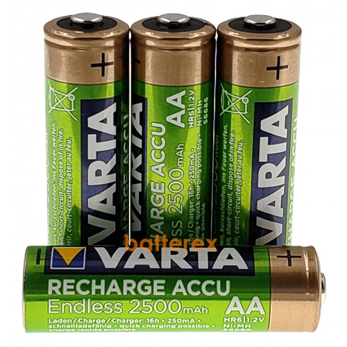 AA Varta Endless 2500 mah Pre-Charged поштучно (цена за 1 шт).  Оригинал, Германия.