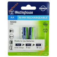 AA Westinghouse Premium 1000 mah - 2 аккумулятора в блистере