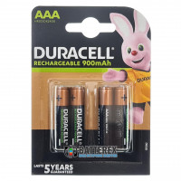 AAA Duracell 900mah DX2400 с низким саморазрядом - 4 аккумулятора в блистере