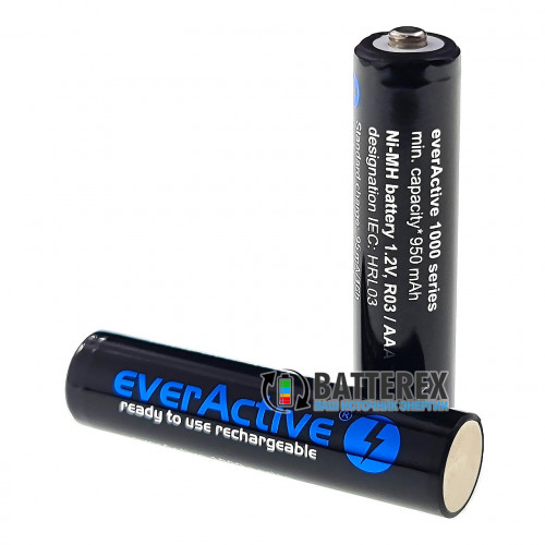 AAA EverActive 1000mah Limited Edition высокотоковые с низким саморазрядом - поштучно - цена за 1 шт.
