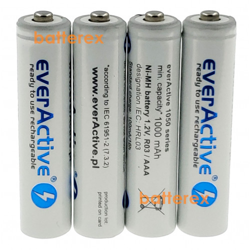 AAA EverActive 1050 mah поштучно (цена за 1 шт.)
