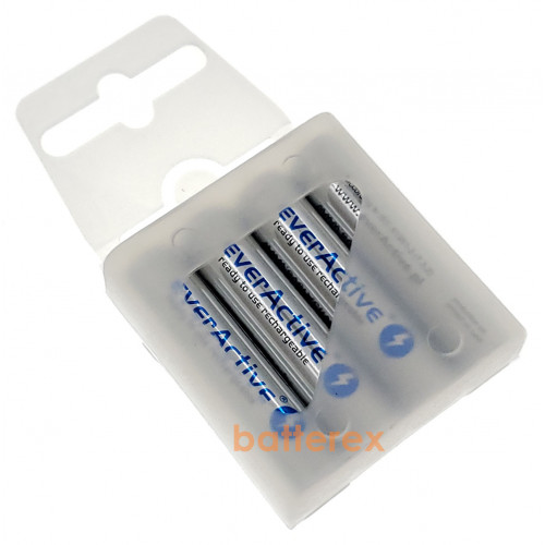 AAA EverActive 800 mah Silver Line в пластиковом кейсе (цена за 4 шт.)