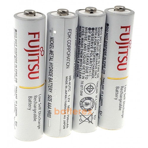 AAA Fujitsu 800mah (2100 циклов) HR-4UTC поштучно (цена за 1 шт.)