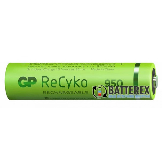 Акумулятори AAA GP Recyko 950mah Pre-charged 1000 Series поштучно від 1 шт