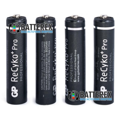 AAA GP Recyko Pro 800mah (1500 циклів, низький саморозряд) - поштучно від 1 шт