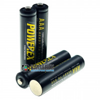 AAA Powerex 1000 mah с низким саморазрядом (аналог Eneloop Pro) - поштучно от 1 шт.