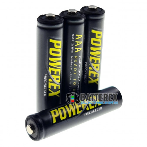 AAA Powerex 1000 mah с низким саморазрядом (аналог Eneloop Pro) - поштучно от 1 шт.