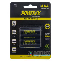 AAA Powerex 1000 mah с низким саморазрядом - 4 шт. в блистере