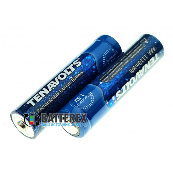 Зарядний пристрій Tenavolts TS-C4 на 4 AA та AAA Li-ion + 4 акумулятори AAA Li-ion Tenavolts 1110mWh 1.5V