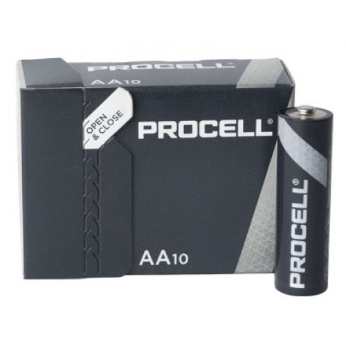 Батарейки щелочные АА Alkaline Duracell Procell LR6 1.5V - упаковка 10 шт.
