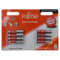 Батарейки ААА Alkaline Fujitsu Universal Power LR03 1.5V - 8 шт. в блистере