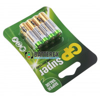 Батарейки щелочные AAA GP Super Alkaline LR03 1.5V - 8 шт. в блистере