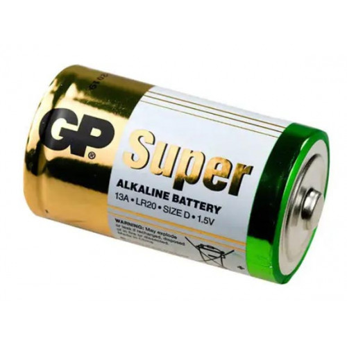 Батарейки лужні D LR20 GP Super Alkaline 1.5V - 2 шт. в блістері