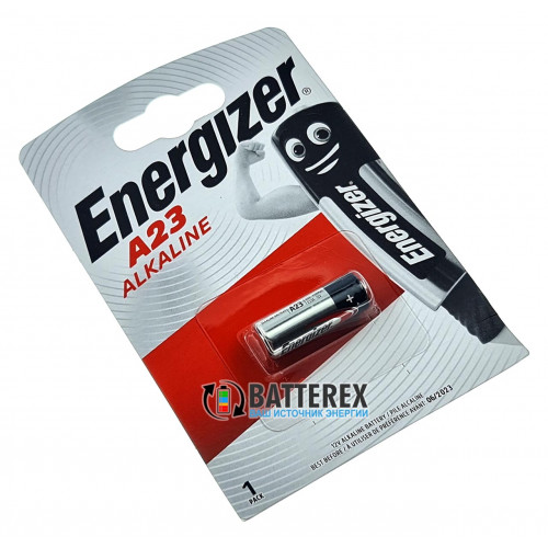 Батарейка А23 Energizer Alkaline 12V (LRV08, LR23A, А21, 1811A)