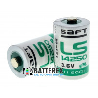 Батарейка литиевая SAFT LS 14250 1/2AA STD 3,6V LiSOCl2 Made in UK