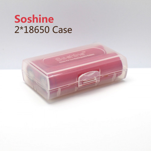 Пластиковый бокс Soshine SBC-012 на 2 аккумулятора 18650 или 4 аккумулятора 16340