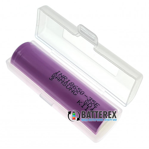 Пластиковый бокс Vapcell VBC-0118 на 1 аккумулятор 18650