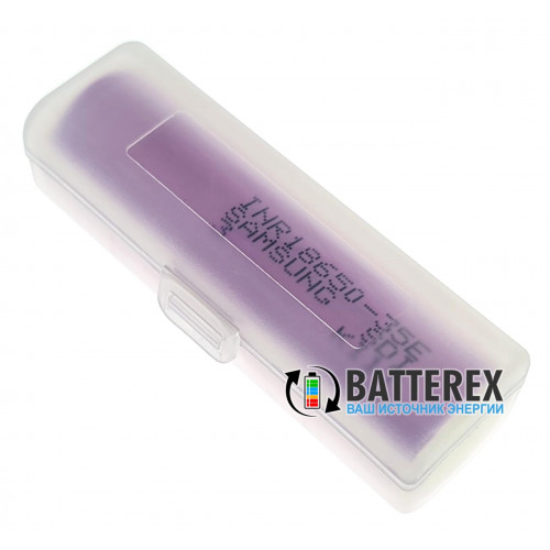 Пластиковый бокс Vapcell VBC-0118 на 1 аккумулятор 18650