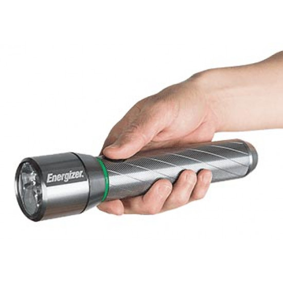 Ручний ліхтар із повербанком Energizer Vision HD Metal 1200 із водозахищеним металевим корпусом та зарядкою від USB
