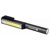 Everactive WL-200 COB 3W LED - ручний ліхтар 200 люмен із клипсою та магнітом - живлення 3хААА