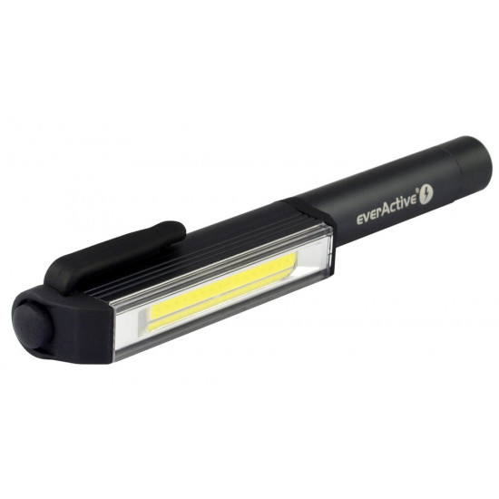 Ліхтар ручний Everactive WL-200 COB 3W LED із поворотною клипсою та магнітом