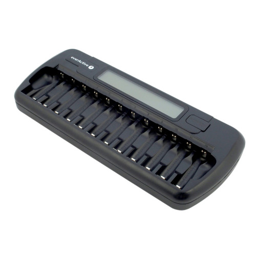 EverActive NC-1200 - зарядний пристрій на 12 акумуляторів АА та ААА з функцією розряду
