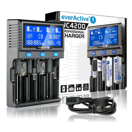 Продвинутий інтелектуальний зарядний пристрій Everactive UC-4200
