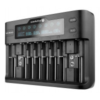 Everactive UC 800 - універсальний зарядний пристрій на 8 акумуляторів Li-ion/LiFePO4/NiMH + 2 канали для акумуляторів Крона